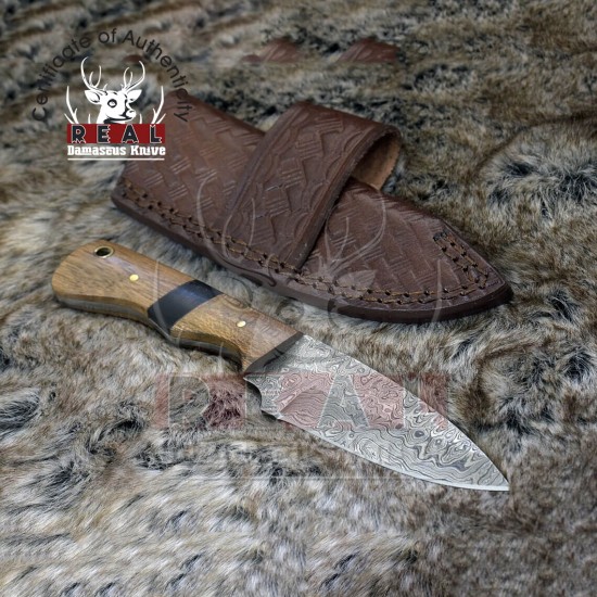 Damascus Hunting Knife | Father's Day, For Men Gifts, | Hunting Knife for Sale